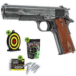 Produktbild zu Legends 1911 Vintage CO2 Airsoft Pistole 6mm BB Vollmetall E ...