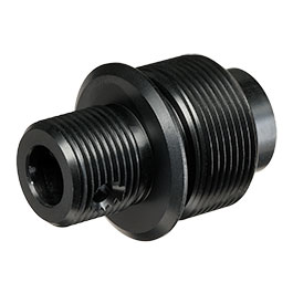 Produktbild zu Tokyo Marui Barrel Extension / Silencer Adapter 14mm- schwar ...