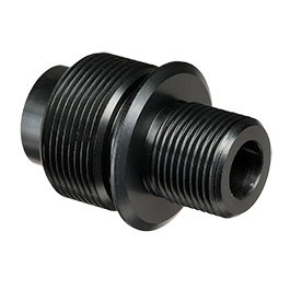 Kleinbild 1 Tokyo Marui Barrel Extension / Silencer Adapter 14mm- schwarz f. TM VSR-10