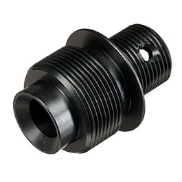 Kleinbild 2 Tokyo Marui Barrel Extension / Silencer Adapter 14mm- schwarz f. TM VSR-10