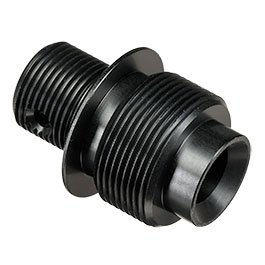 Kleinbild 3 Tokyo Marui Barrel Extension / Silencer Adapter 14mm- schwarz f. TM VSR-10