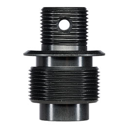 Kleinbild 4 Tokyo Marui Barrel Extension / Silencer Adapter 14mm- schwarz f. TM VSR-10