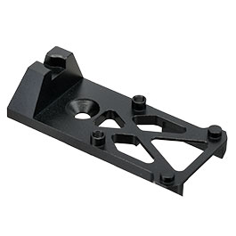Kleinbild 3 RWA CNC Aluminium RMR Sight Direkthalterung inkl. Visierung vorne schwarz f. TM Hi-Capa 5.1 GBB Serie