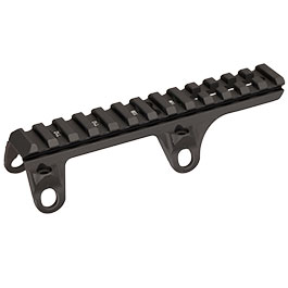 Kleinbild 1 UTG Pro 21mm Aluminium Scope Claw Mount Extended f. MP5 / MP5K Maschinenpistolen schwarz
