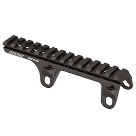 Kleinbild 2 UTG Pro 21mm Aluminium Scope Claw Mount Extended f. MP5 / MP5K Maschinenpistolen schwarz