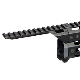 Kleinbild 10 5KU CNC Aluminium Long M-LOK Tactical Handguard f. Tokyo Marui Saiga-12K GBB Shotgun schwarz