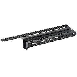 Kleinbild 2 5KU CNC Aluminium Long M-LOK Tactical Handguard f. Tokyo Marui Saiga-12K GBB Shotgun schwarz