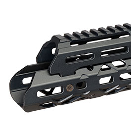 Kleinbild 8 5KU CNC Aluminium Long M-LOK Tactical Handguard f. Tokyo Marui Saiga-12K GBB Shotgun schwarz