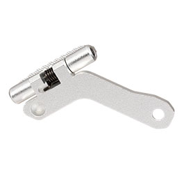 Kleinbild 4 TTI Airsoft CNC Aluminium Folding Daumenauflage links f. AAP-01/C GBB Pistolen silber