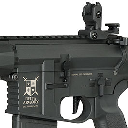 Kleinbild 8 Delta Armory M4 AR15 Charlie M-LOK 6,5 Zoll Eagle ETU Mosfet S-AEG 6mm BB schwarz