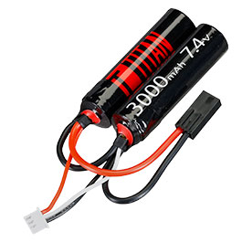 Produktbild zu Titan Li-Ion Akku 7.4V 3000mAh 16C Short Nunchuck-Type mit M ...