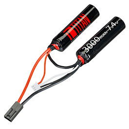 Kleinbild 1 Titan Li-Ion Akku 7.4V 3000mAh 16C Short Nunchuck-Type mit Mini-Tam Anschluss