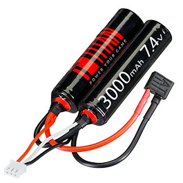 Produktbild zu Titan Li-Ion Akku 7.4V 3000mAh 16C Short Nunchuck-Type mit D ...