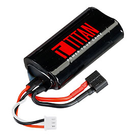 Produktbild zu Titan Li-Ion Akku 7.4V 3000mAh 16C Brick-Type mit Deans Ansc ...