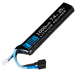 Produktbild zu Titan LiPo Akku 7.4V 1000mAh 25C Stock-Tube Type mit Deans A ...