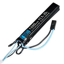 Kleinbild 1 Titan LiPo Akku 11.1V 1200mAh 25C Long Tri-Nunchuck Type mit Mini-Tam Anschluss
