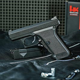 Kleinbild 1 Heckler & Koch HK P7 M13 Airsoftpistole Vollmetall GBB 6mm BB schwarz