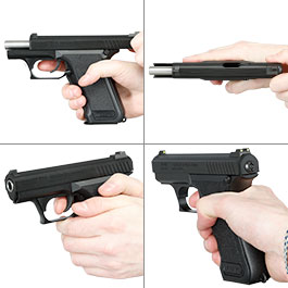 Kleinbild 8 Heckler & Koch HK P7 M13 Airsoftpistole Vollmetall GBB 6mm BB schwarz