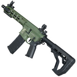 Kleinbild 11 Delta Armory M4 AR15 Charlie M-LOK 10 Zoll Eagle ETU Mosfet S-AEG 6mm BB oliv