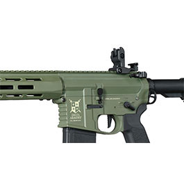 Kleinbild 8 Delta Armory M4 AR15 Charlie M-LOK 10 Zoll Eagle ETU Mosfet S-AEG 6mm BB oliv