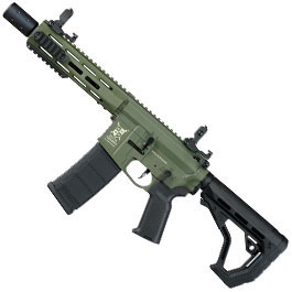 Kleinbild 2 Delta Armory M4 AR15 Charlie M-LOK SilentOps 8 Zoll Eagle ETU Mosfet S-AEG 6mm BB oliv