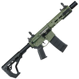 Kleinbild 3 Delta Armory M4 AR15 Charlie M-LOK SilentOps 8 Zoll Eagle ETU Mosfet S-AEG 6mm BB oliv