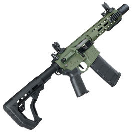 Kleinbild 4 Delta Armory M4 AR15 Charlie M-LOK SilentOps 8 Zoll Eagle ETU Mosfet S-AEG 6mm BB oliv