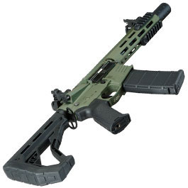 Kleinbild 5 Delta Armory M4 AR15 Charlie M-LOK SilentOps 8 Zoll Eagle ETU Mosfet S-AEG 6mm BB oliv