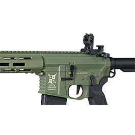 Kleinbild 8 Delta Armory M4 AR15 Charlie M-LOK SilentOps 8 Zoll Eagle ETU Mosfet S-AEG 6mm BB oliv