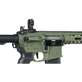 Kleinbild 9 Delta Armory M4 AR15 Charlie M-LOK SilentOps 8 Zoll Eagle ETU Mosfet S-AEG 6mm BB oliv