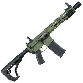 Kleinbild 3 Delta Armory M4 AR15 Charlie M-LOK SilentOps 10 Zoll Eagle ETU Mosfet S-AEG 6mm BB oliv