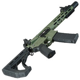 Kleinbild 5 Delta Armory M4 AR15 Charlie M-LOK SilentOps 10 Zoll Eagle ETU Mosfet S-AEG 6mm BB oliv