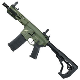 Kleinbild 1 Delta Armory M4 AR15 Charlie M-LOK 6,5 Zoll Eagle ETU Mosfet S-AEG 6mm BB oliv