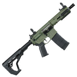 Kleinbild 3 Delta Armory M4 AR15 Charlie M-LOK 6,5 Zoll Eagle ETU Mosfet S-AEG 6mm BB oliv