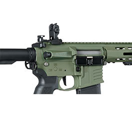 Kleinbild 9 Delta Armory M4 AR15 Charlie M-LOK 6,5 Zoll Eagle ETU Mosfet S-AEG 6mm BB oliv