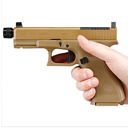 Kleinbild 3 Glock 19X MOS Airsoft mit Metallschlitten CO2 BlowBack 6mm BB coyote