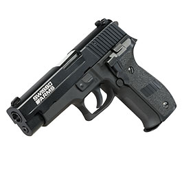 Kleinbild 11 Cybergun / AWC Swiss Arms Navy Standard Vollmetall GBB 6mm BB schwarz