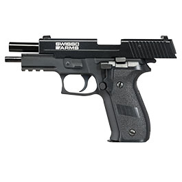 Kleinbild 4 Cybergun / AWC Swiss Arms Navy Standard Railed Vollmetall GBB 6mm BB schwarz