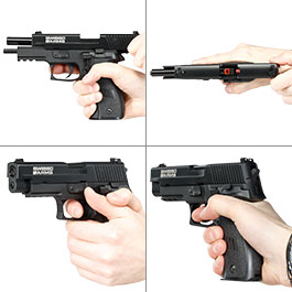 Kleinbild 8 Cybergun / AWC Swiss Arms Navy Standard Railed Vollmetall GBB 6mm BB schwarz