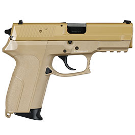 Kleinbild 5 Cybergun / AWC Swiss Arms MILE mit Metallschlitten GBB 6mm BB Flat Dark Earth