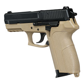 Kleinbild 10 Cybergun / AWC Swiss Arms MILE mit Metallschlitten GBB 6mm BB Dualtone