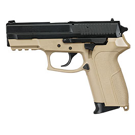 Kleinbild 2 Cybergun / AWC Swiss Arms MILE mit Metallschlitten GBB 6mm BB Dualtone