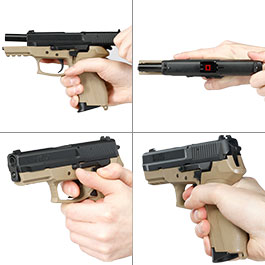 Kleinbild 8 Cybergun / AWC Swiss Arms MILE mit Metallschlitten GBB 6mm BB Dualtone