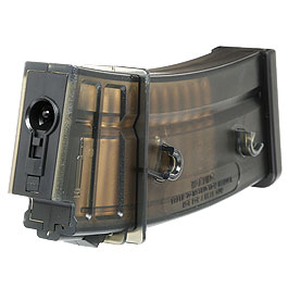 SRC G36 Magazin Low-Cap 50 Schuss rauch-transparent