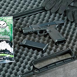 Kleinbild 1 EMG / Salient Arms Int. BLU Utility Optic Ready Threaded Barrel mit Metallschlitten GBB 6mm BB Blackout schwarz