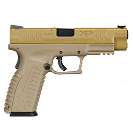Kleinbild 5 Wei-ETech Springfield Armory XDM 4.5 mit Metallschlitten GBB 6mm BB Flat Dark Earth