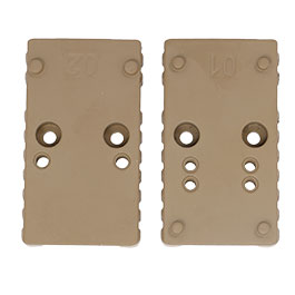 Kleinbild 2 Cybergun / AWC CNC Aluminium RMR / Docter Direkthalterung f. AWC CANiK TP9 / SFX GBB Pistolen Flat Dark Earth