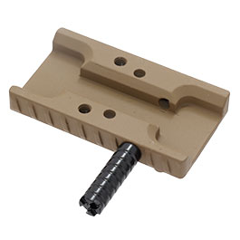 Kleinbild 3 Cybergun / AWC CNC Aluminium RMR / Docter Direkthalterung f. AWC CANiK TP9 / SFX GBB Pistolen Flat Dark Earth