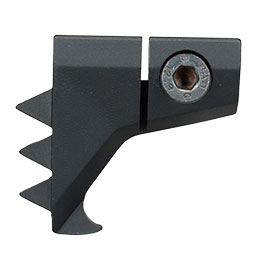 Kleinbild 4 5KU Aluminium Rear Hook Hand Stop f�r 20 - 22mm Schienen schwarz