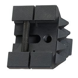 Kleinbild 6 5KU Aluminium Rear Hook Hand Stop f�r 20 - 22mm Schienen schwarz